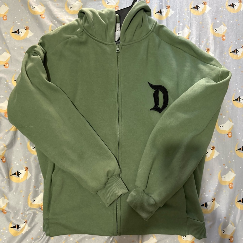 Disney Parks DISNEYLAND SMALL GREEN Zip Up Hoodie
